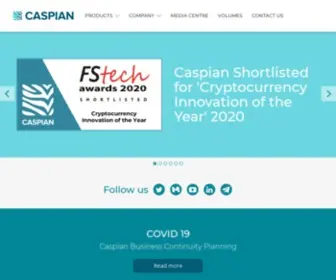 Caspian.tech(Home) Screenshot