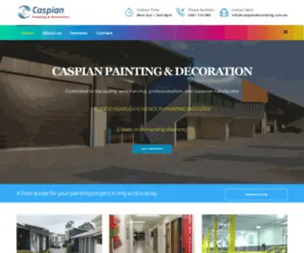 Caspiandecorating.com.au(Professional Commercial & Residential Painting Services) Screenshot