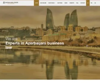 Caspianlegalcenter.az(Caspian Legal Center) Screenshot