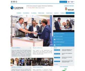 Caspianoilgas.az(Caspian Oil & Gas Azerbaijan 2013) Screenshot