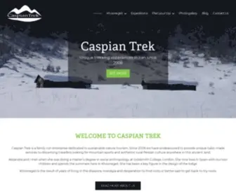 Caspiantrek.com(Caspian Trek) Screenshot