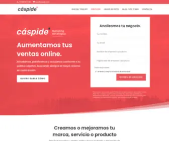 Caspide.com(Diseño web y marketing digital) Screenshot