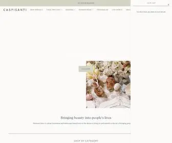 Caspisanti.com(Whimsical & Elegant Tablescapes) Screenshot