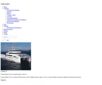 Caspmarine.com(Caspian Marine Services) Screenshot