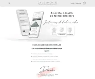 Cassamento.com(Invitaciones de Boda Digitales) Screenshot