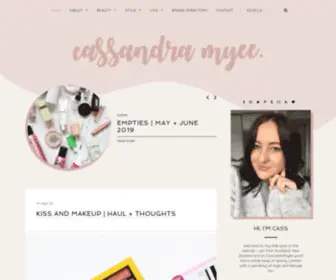 Cassandramyee.com(NZ Beauty Blog) Screenshot