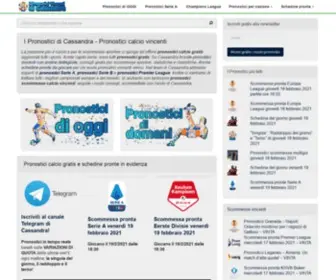 Cassandrapronostici.com(Pronostici calcio) Screenshot