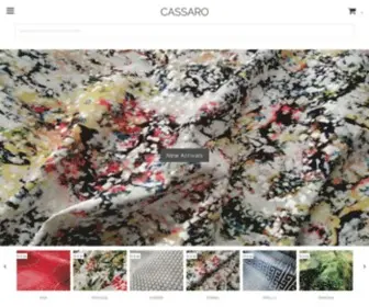 Cassaro.co(Designer Fabrics) Screenshot