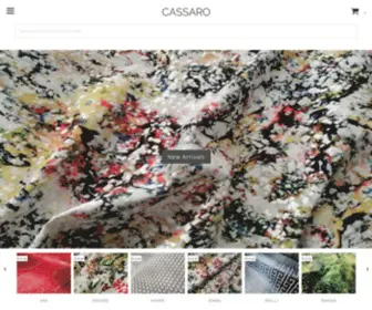 Cassarofabrics.com(Designer Fabrics) Screenshot