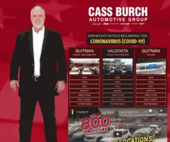 Cassburch.com(Cass Burch Automotive Group) Screenshot