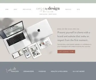 Cassbydesign.co(Brand and Web Design for Small Business Owners) Screenshot