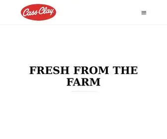 Cassclay.com(Cass-Clay Creamery) Screenshot