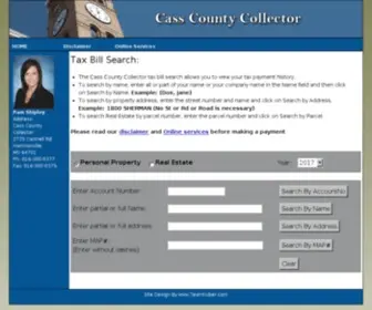 Casscountycollector.com(Casscountycollector) Screenshot