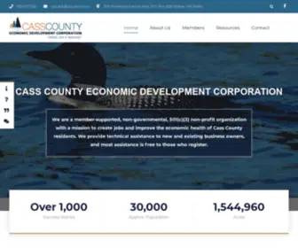 Casscountyedc.com(Cass County Economic Development Corporation) Screenshot