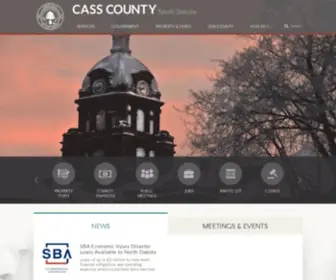 Casscountynd.gov(Cass County) Screenshot