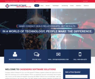 Cassendro.com(CASSENDRO SOFTWARE SOLUTIONS PRIVATE LIMITED) Screenshot