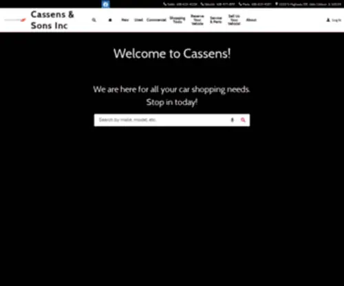 Cassenssons.com(Cassenssons) Screenshot
