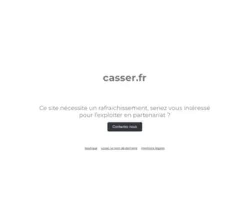 Casser.fr(Moteur d'achat) Screenshot