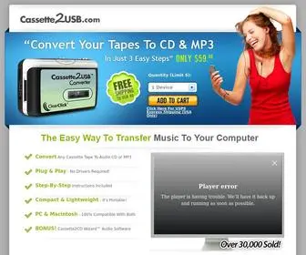 Cassette2USB.com(Convert Any Cassette Tape To CD & MP3) Screenshot