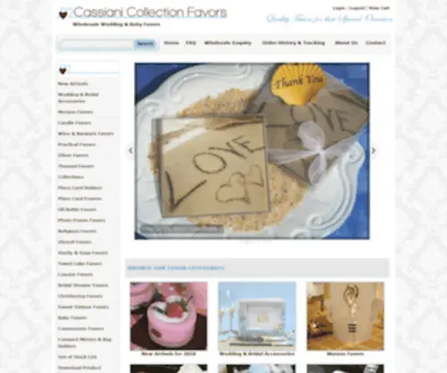 Cassianicollection.com(Cassiani Collection Favors) Screenshot