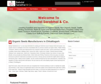 Cassiatoraseeds.com(Get best quality Organic Seeds from Babulal Sarabhai & Co. Raipur (Chhattisgarh)) Screenshot
