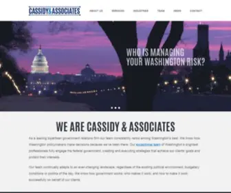 Cassidy.com(Cassidy and Associates) Screenshot
