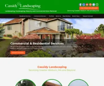 Cassidylandscaping.com(Cassidy Landscaping) Screenshot