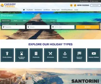 Cassidytravel.ie(Cassidy Travel) Screenshot