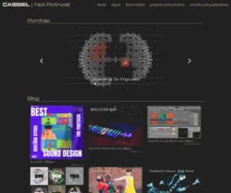 Cassiel.com(Music, media, systems, performance, installation) Screenshot