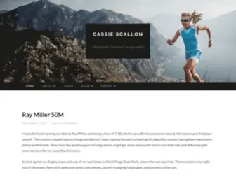 Cassiescallon.com(Ultrarunner. "Forward") Screenshot