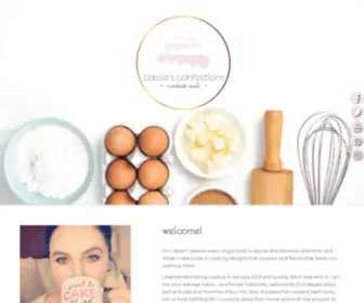 Cassiesconfections.com(Cassie's Confections) Screenshot