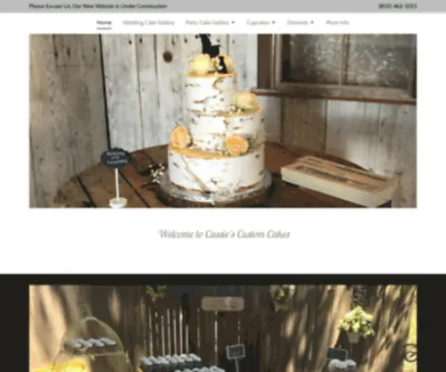Cassiescustomcakes.com(Cassie's Custom Cakes) Screenshot