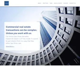 Cassinllp.com(Cassin & Cassin LLP) Screenshot