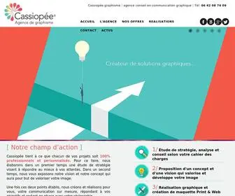 Cassiopee-Graphisme.fr(Agence de graphisme) Screenshot