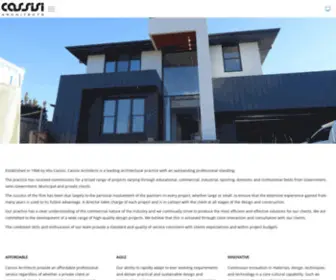 Cassisiarchitects.com.au(ARTICLE TEMPLATE) Screenshot