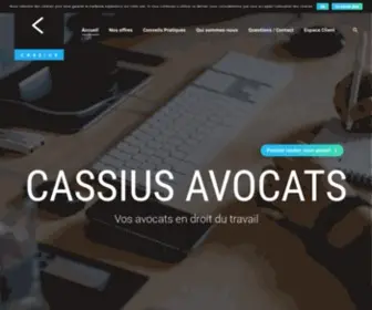 Cassius.fr(Avocat droit du travail I Avocat du travail I Cassius Avocats) Screenshot