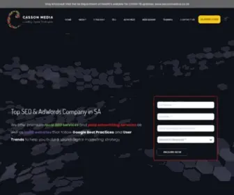 Casson.co.za(Top SEO Company in South Africa) Screenshot