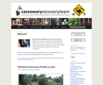 Cassowaryrecoveryteam.org(Coordinating conservation of Australia's Southern Cassowaries) Screenshot