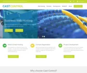 Cast-Control.net(Web hosting) Screenshot