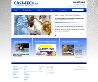 Cast-Techco.com(Cast-Tech in Olathe, Kansas) Screenshot