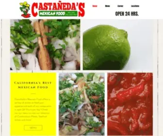 Castanedasmexicanfood.com(Mexican Food) Screenshot