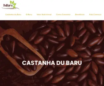 Castanhadubaru.com.br(Castanha du Baru) Screenshot