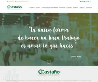 Castanoeventos.com(Ccastaño Eventos y Comunicación) Screenshot