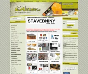 Castav.sk(Stavebniny stavebný materiál online e) Screenshot