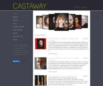 Castawayactors.com(Castaway Actors Agency) Screenshot