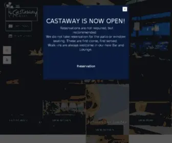 Castawayburbank.com(Castaway Restaurant & Events is steak) Screenshot