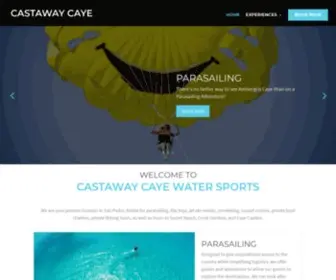 Castawaycaye.com(Watersports Excursions San Pedro) Screenshot