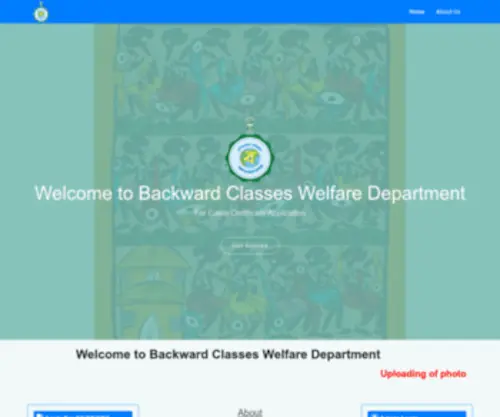 Castcertificatewb.gov.in(Backward Classes Welfare Department) Screenshot
