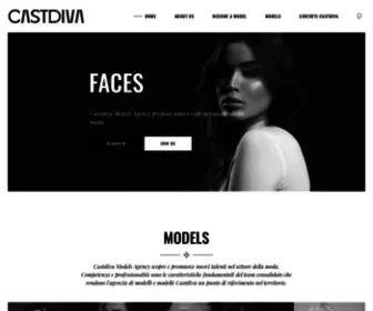 Castdiva.net(Modelling Agency) Screenshot