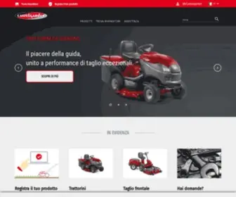 Castelgarden.it(Scopri la gamma completa di prodotti Castelgarden per il giardino) Screenshot